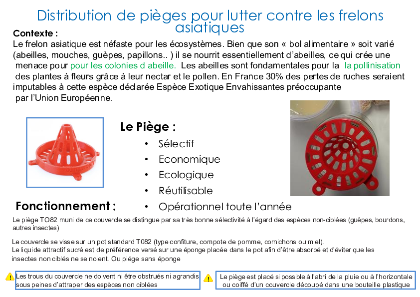 Ppt page 1 mode d emploi du piege 5000 version beesforlife 22 janvier 2026